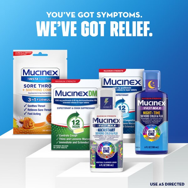 Mucinex Maximum Strength Chest Congestion Expectorant Tablets