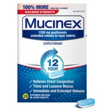 Mucinex Maximum Strength Chest Congestion Expectorant Tablets, thumbnail image