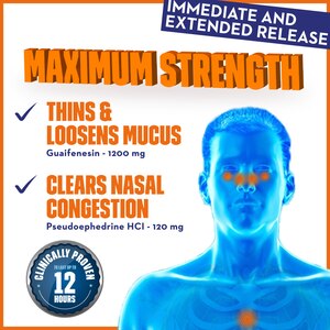 Mucinex D Maximum Strength Expectorant & Nasal Decongestant Tablets, 24 CT