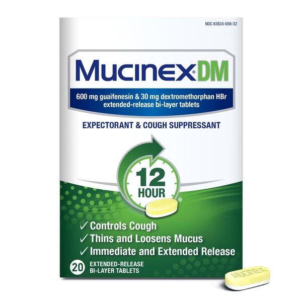 Mucinex DM 12HR Expectorant & Cough Suppressant