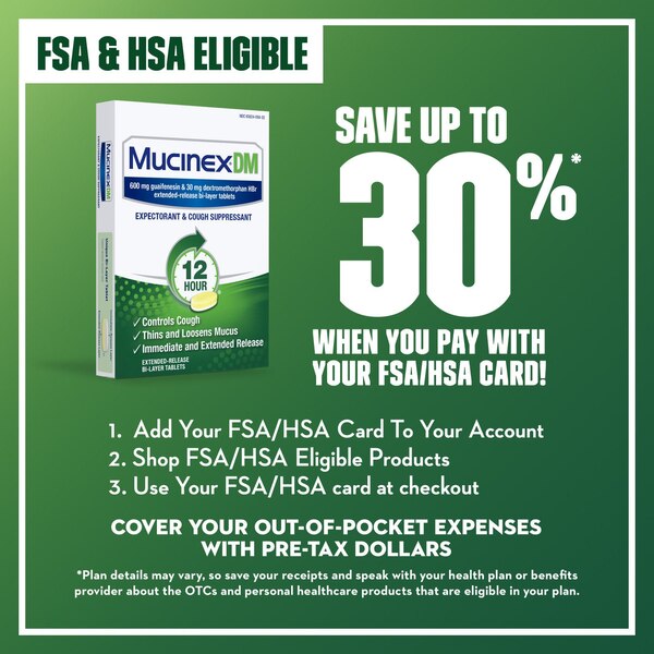 Mucinex DM 12HR Expectorant & Cough Suppressant