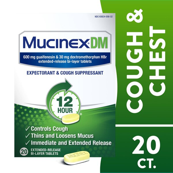 Mucinex DM 12HR Expectorant & Cough Suppressant