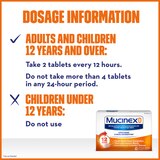 Mucinex D Expectorant and Nasal Decongestant Tablets, thumbnail image 5 of 7