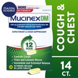 Mucinex DM Maximum Strength 12HR Expectorant and Cough Suppressant Tablets, thumbnail image