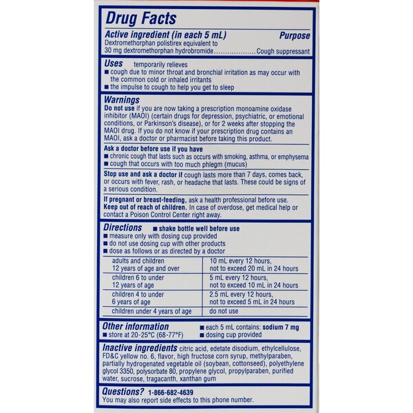 Delsym Cough Suppressant Liquid