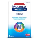 Mucinex Fast-Max Adult Severe Cold Liquid Caplets, 20 CT, thumbnail image 1 of 7