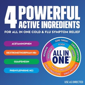 Mucinex Fast-Max Adult Severe Cold Liquid Caplets, 20 CT