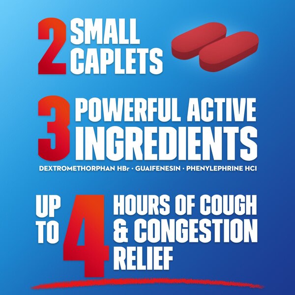 Mucinex Fast-Max Adult Severe Congestion and Cold Caplets, 20 CT