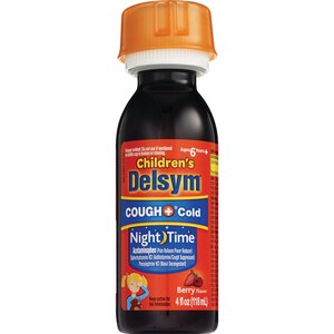 Delsym Children's Cough + Cold Nighttime Relief, Berry, 4 OZ