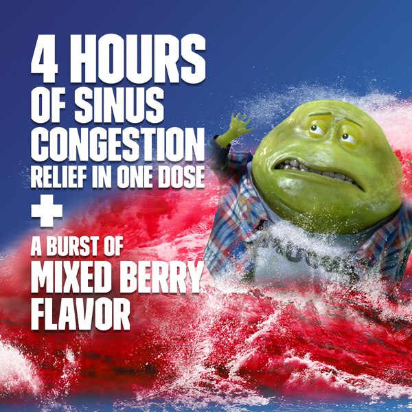 Mucinex Sinus-Max Maximum Strength Severe Congestion & Pain Relief Liquid, 6 OZ