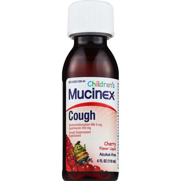 Mucinex Children's Expectorant Liquid Cherry, 4 OZ