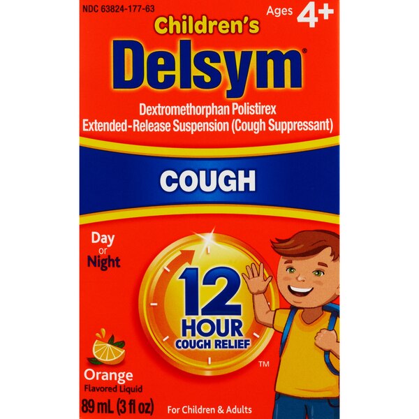 Delsym Children's Cough Suppressant Liquid, 3 OZ