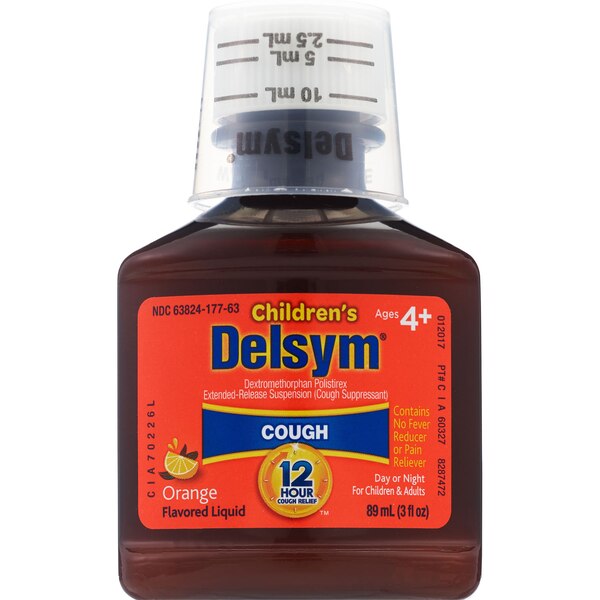 Delsym Children's Cough Suppressant Liquid, 3 OZ