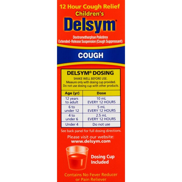 Delsym Children's Cough Suppressant Liquid, 3 OZ