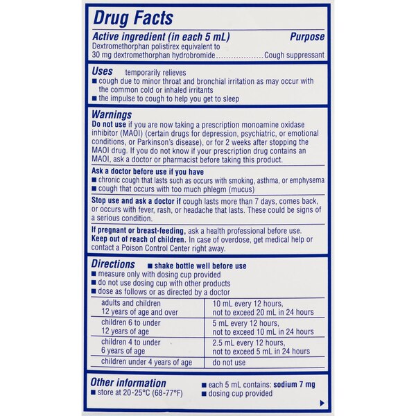 Delsym Children's Cough Suppressant Liquid, 3 OZ