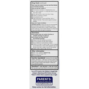 Mucinex Children's Cold, Cough, & Sore Throat Liquid, Mixed Berry, 4 OZ (Packaging May Vary)