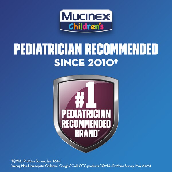 Mucinex Children's Congestion & Cough Liquid, Berrylicious, 6.8 OZ (Packaging May Vary)