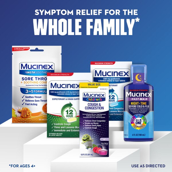 Mucinex Children's Congestion & Cough Liquid, Berrylicious, 6.8 OZ (Packaging May Vary)