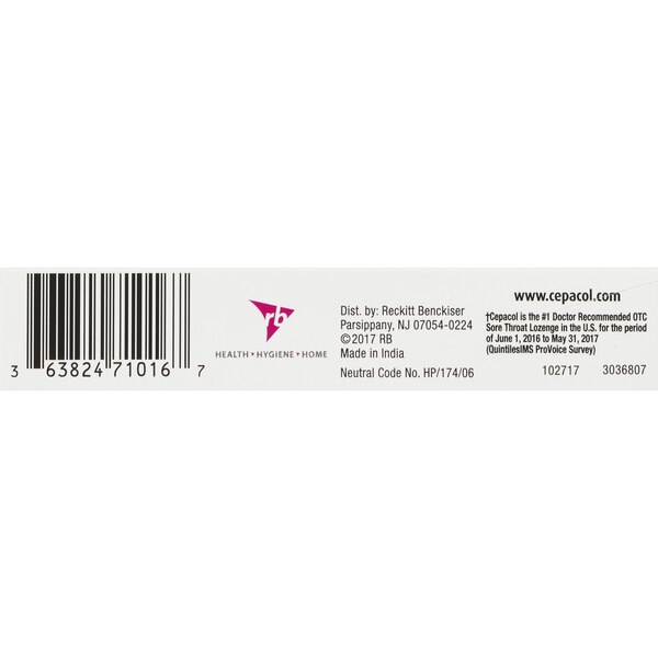 Cepacol Extra Strength Sore Throat Relief Lozenges, 16 CT