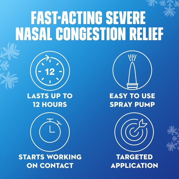 Mucinex Sinus-Max Severe Nasal Congestion Nasal Spray, 0.75 OZ