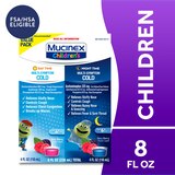 Mucinex Children's Multi-Symptom Day & Night Cold Relief Liquid, 2 x 4 OZ (Packaging May Vary), thumbnail image