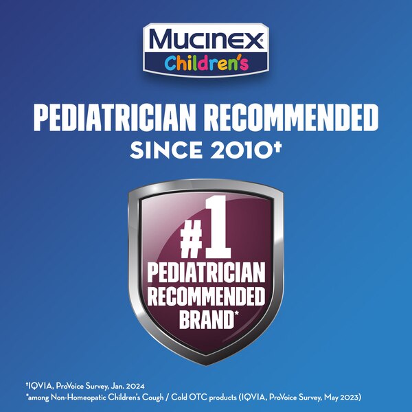 Mucinex Children's - Jarabe para aliviar múltiples síntomas del resfriado, día y noche, 2 x 4 oz (el envase puede variar)