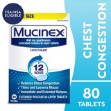 Mucinex 12HR Cough & Chest Congestion Expectorant Relief Tablets, thumbnail image