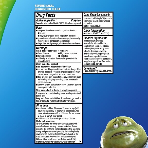 Mucinex Sinus-Max Sinus & Allergy Nasal Spray, 0.75 OZ