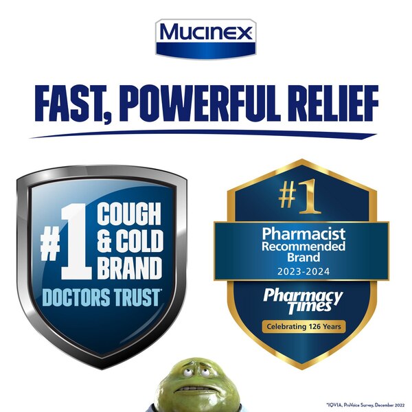 Mucinex Cough & Chest Congestion Liquid Gels, For People with High Blood Pressure or Diabetes, 16 CT