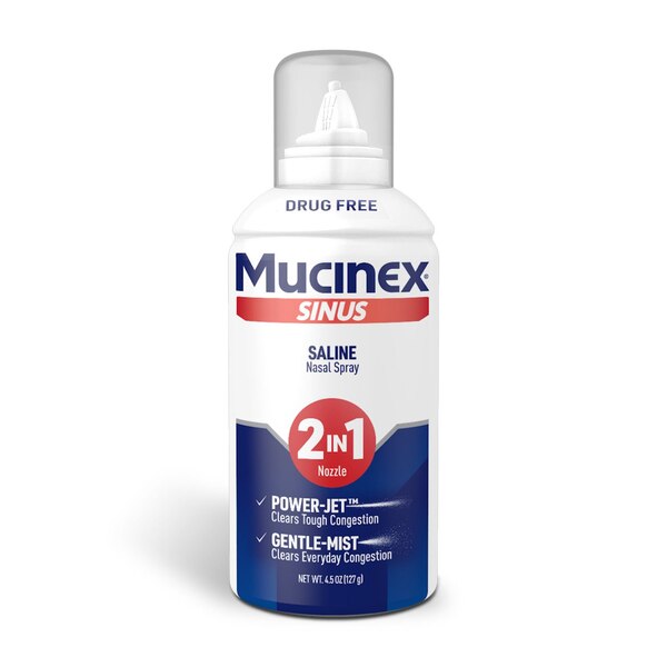 Mucinex Sinus-Max Saline Nasal Spray, 4.5 OZ