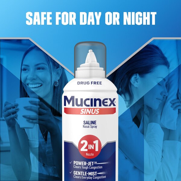 Mucinex Sinus-Max Saline Nasal Spray, 4.5 OZ
