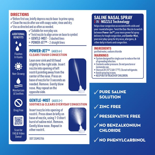 Mucinex Sinus-Max Saline Nasal Spray, 4.5 OZ