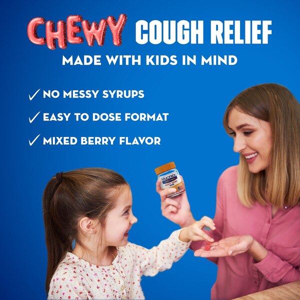 Mucinex Children's Daytime Cough Relief Chews, Mixed Berry