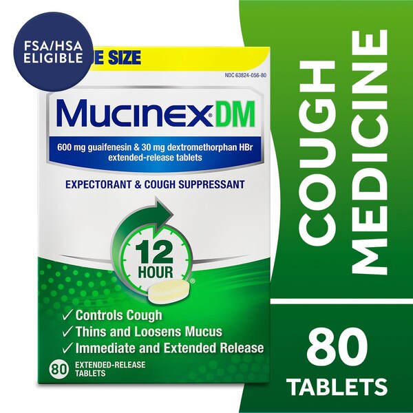Mucinex DM 12HR Expectorant & Cough Suppressant