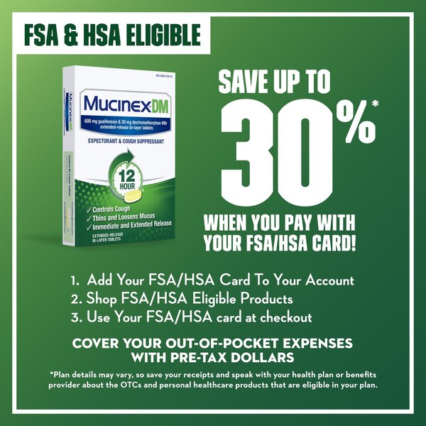 Mucinex DM 12HR Expectorant & Cough Suppressant