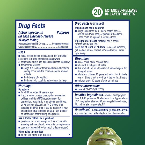 Mucinex DM 12HR Expectorant & Cough Suppressant