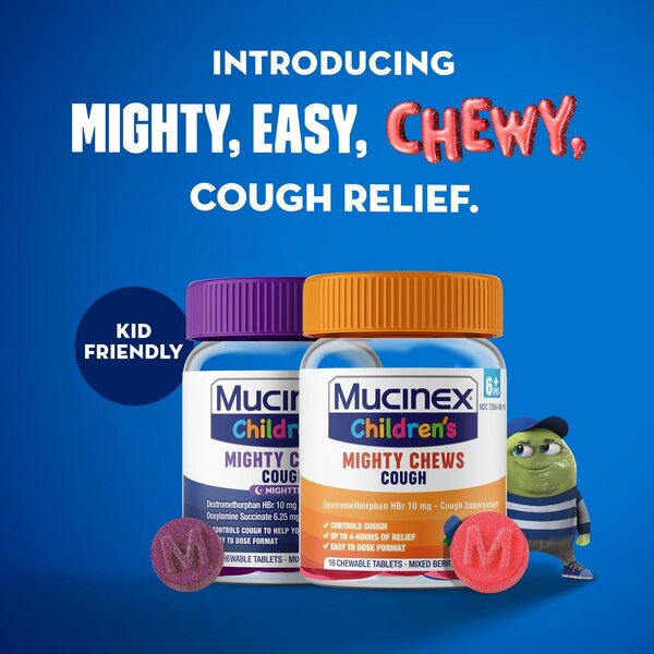 Mucinex Children's Cough Relief Chews Combo Mixed Berry