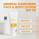 Avène Mineral Sunscreen Face and Body Lotion, SPF 50, 4.2 OZ, thumbnail image