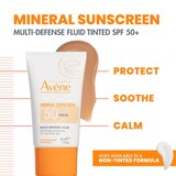 Avene Mineral Sunscreen Multi-Defense Fluid Tinted SPF 50+, thumbnail image