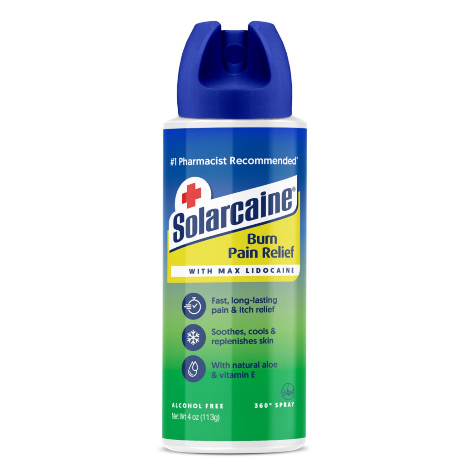 Solarcaine Burn Pain Relief Spray, 4.0 OZ