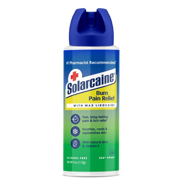 Solarcaine Burn Pain Relief Spray, 4.0 OZ