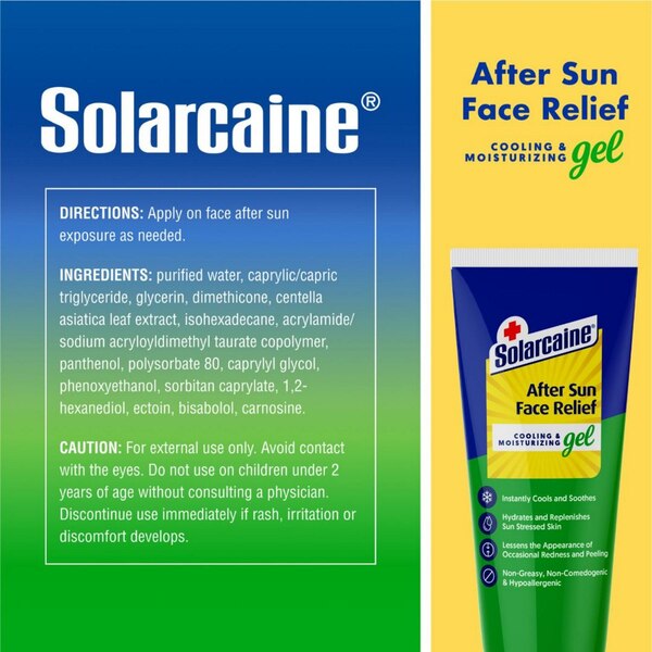 Solarcaine After-Sun Pain Relief Gel for Face