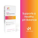 vH essentials Prebiotic pH Balanced Vaginal Suppositories - 15 count Box, thumbnail image