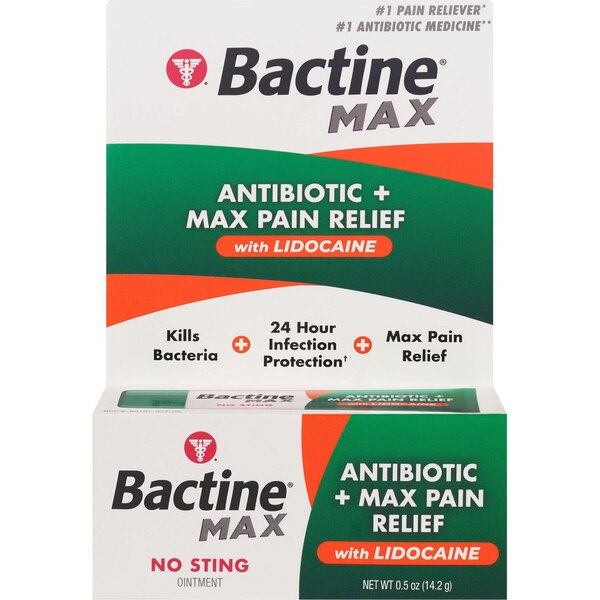 Bactine Max Antibiotic + Pain Relief Ointment, 0.5 OZ
