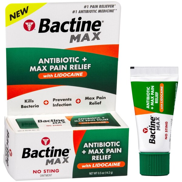 Bactine Max Antibiotic + Pain Relief Ointment, 0.5 OZ