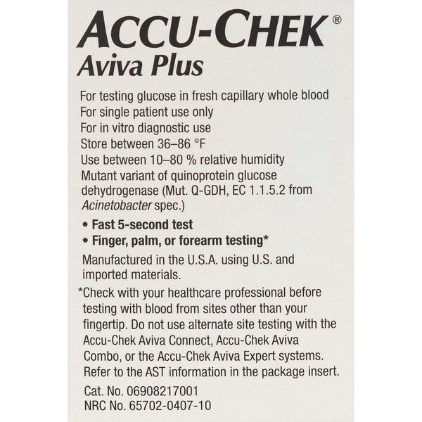 Accu-Chek Aviva Plus Test Strips