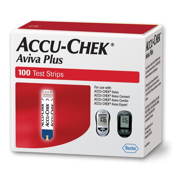Accu-Chek Aviva Plus - Tiras para prueba
