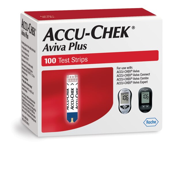 Accu-Chek Aviva Plus - Tiras para prueba