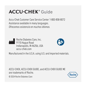 Accu-Chek Guide Test Strips, 100 Count, 50 Count, 25 Count