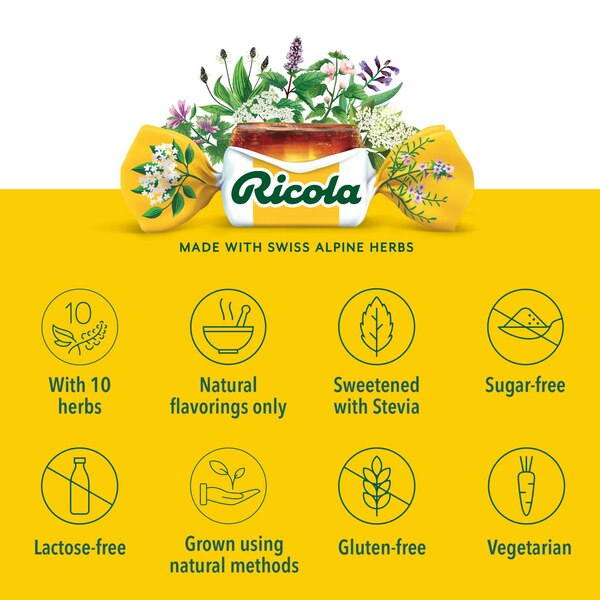 Ricola Mountain Herb Sugar Free Drops, 45 CT